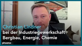 FDP-Chef Lindner zum Gewerkschaftskongress Bergbau, Chemie u. Energie