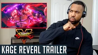 SFV ▰ Kage Reveal Trailer 【Street Fighter V】- REACTION!!