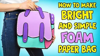 EASIEST DIY How To Make Most Unusual Cartoon Style Bag 💼