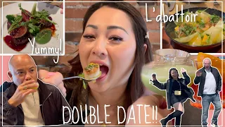 Double DATE! Get Ready with Me! Dine Out at  L'abattoir Vlog | JustSissi