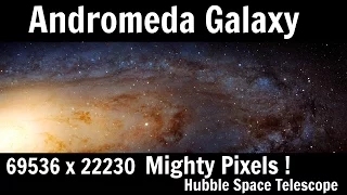 The Stunning and Beautiful Andromeda Galaxy (from Hubble Space Telescope)
