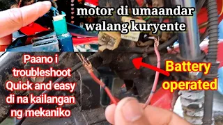 Motorcycle Hindi umaandar/walang kuryente/Paano i troubleshoot/DLY125 RUSI