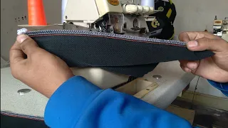 porque la máquina de coser overlock arruga o estira la tela , solucion fácil.