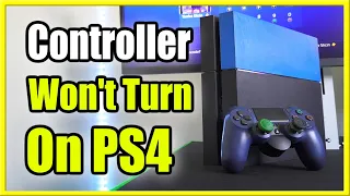 How to Fix PS4 Controller Won't Turn on PS4 (Easy Tutorial)