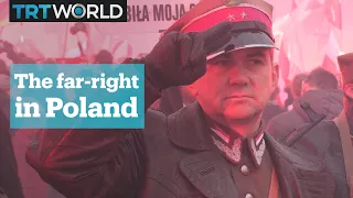 Far-right groups march for a "white Poland"