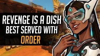 Spawn camping  with Symmetra and Getting Revenge Against a Toxic Thrower! Overwatch