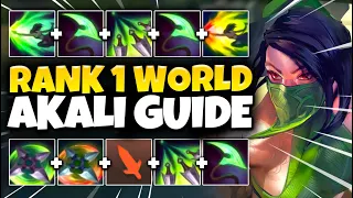 THE ULTIMATE SEASON 12 AKALI GUIDE | COMBOS, RUNES, BUILDS, ALL MATCHUPS - League of Legends