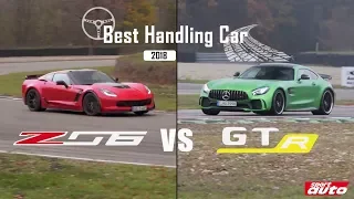 Corvette Z06 vs. Mercedes-AMG GT R | BEST HANDLING CAR 2018 | sport auto