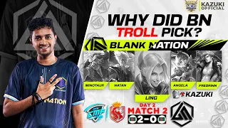 DID BLANK NATION TROLLED WITH THIS HERO PICK IN MCB | MLBB BANGLADESH UPRISING