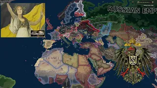 The Fallen Eagle:Mittlemachte - Hoi4 Timelapse