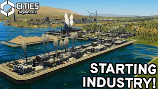 Reducing Production Deficits With Local Industry In Cities Skylines 2!