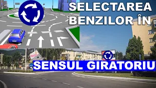 INCADRAREA PE BENZI LA INTRAREA IN SENSUL GIRATORIU | INCADRAREA PE BENZI IN SENSUL GIRATORIU