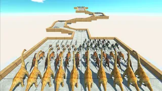 Challenge Herbivores Dinosaurs VS Mutant Primates - Animal Revolt Battle Simulator