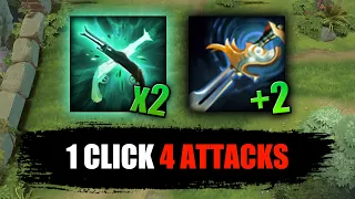 1 click = 4 attacks [Muerta in Ability Draft]