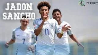 ProScout - Jadon Sancho EURO U17 2017