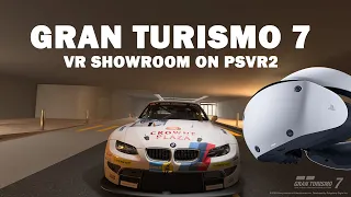 Gran Turismo 7 VR Showroom on PS VR2