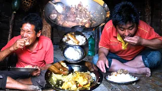 buff bones cooker soup curry & rice in buffalo shed || JK & Rituhang ||