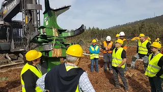 Demostración de la taladora de cizalla TMF600