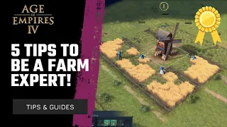 [AoE 4] 5 TIPS to be a FARM EXPERT in Age of Empires IV