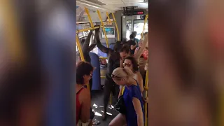 Черти в троллейбусе Мариуполя