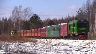 Узкоколейная железная дорога ТУ2-131 и ТУ2-076 / Narrow gauge railway TU2-131 and TU2-076