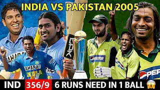 INDIA VS PAKISTAN 2ND ODI 2005 FULL MATCH HIGHLIGHTS | IND VS PAK MOST SHOCKING MATCH EVER 😱🔥