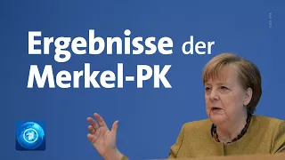 Corona-Pressekonferenz mit Merkel: Das sind die Ergebnisse