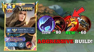 GLOBAL LANCELOT BEST BUiLD FOR SOLO RANK‼️ (100% AUTO WIN?) - Mobile Legends