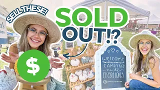 What were my best sellers!?💸 Successful fall crochet craft show!🧶 • MARKET VLOG EP 10