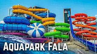 ALL WATER SLIDES at Aquapark Fala Łódź, Poland