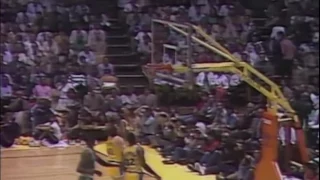 1984 NBA Finals Game 4: Celtics at Lakers (McHale clotheslines Rambis) Larry Goes to Hollywood pt. 2