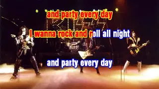 KARAOKE KISS   ROCK´N´ROLL ALL NIGHT