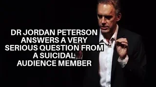 Jordan Peterson's Advice To Suicidal Fan During Q&A