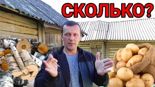 Зима близко, Сколько стоят дрова, Без затрат Пополнили запасы картофеля