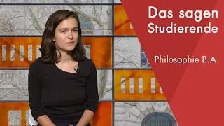 "Das sagt die Studentin" | Philosophie B.A. studieren