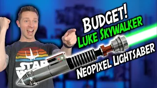 Awesome Budget Luke Skywalker Neopixel Lightsaber! (Vader's Sabers)