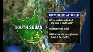 Six aid wokers ambushed and killed in South Sudan-NBC