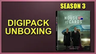 House of Cards: Season 3 Blu-ray Digipack Unboxing