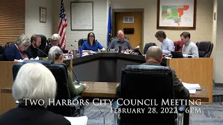 Two Harbors City Council Meeting - February 28, 2022 - 6pm