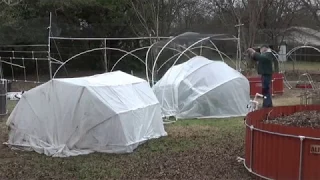 Retractable Raised-Bed Garden Cover