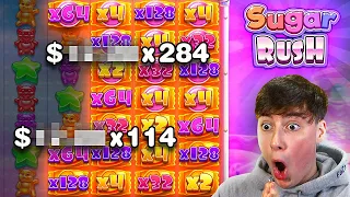 MAX MULTI On SUGAR RUSH PAID HUGE!! ★ TOP 5 RECORD WINS OF THE WEEK!