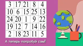 занятие 1 Таблица Шульте