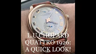 Chopard LUC Quattro 1926: a Quick Look - 43mm Geneva Seal 9 Day Red Gold