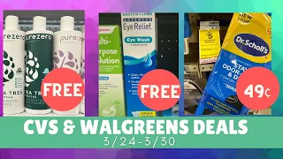 Top CVS & Walgreens Deals: 3/24-3/30 #cvsdeals #walgreensdeals
