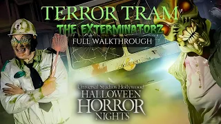 TERROR TRAM: THE EXTERMINATORZ | Halloween Horror Nights 2023| FULL WALKTHROUGH