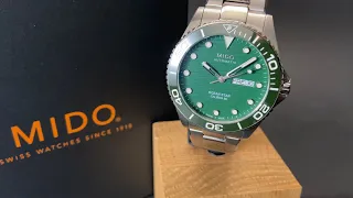Forget The "Hulk"!  Mido Ocean Star Green in Steel For Under $1,200