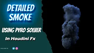 Detailed Smoke Using Pyro Solver | Houdini 18.5 | Hip File Included | Houdini Zone |