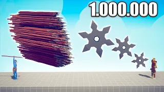 1.000.000 DAMAGE SAMURAI vs EVERY GOD - TABS | Totally Accurate Battle Simulator 2024