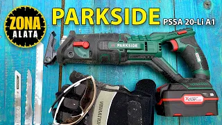 Parkside PSSA 20-Li A1 Testera Lisicarka iz Lidla - RECENZIJA - TEST 4K