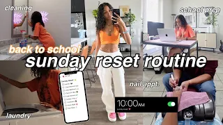 Back to School Sunday Reset Vlog | appointments, cleaning, homework